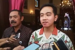 Gibran maju ke pilkada 2020. Gambar: Kompas.com/Labib Zamani