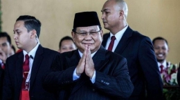 Menteri Pertahanan Prabowo Subianto (Aceh tribunnews.com)