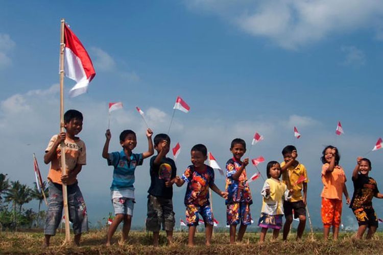 Ilustrasi anak-anak Indonesia, masa depan bangsa (Sumber: Kompas.com)