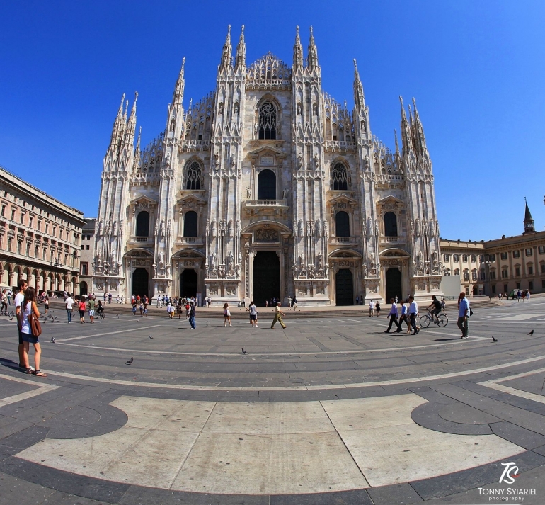 Katedral Milan, Italia. Sumber: Koleksi pribadi