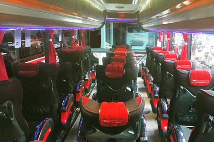 Ilustrasi bus social distancing (otomotif.kompas.com)