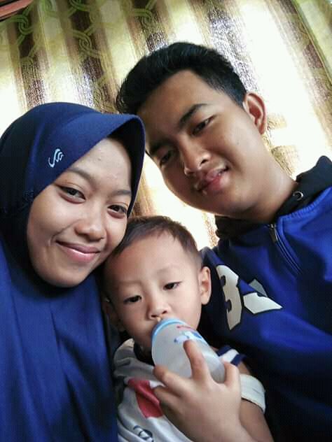 Foto Keluarga Wibi dan Nurul (dokpri)