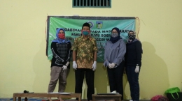 Tim Dosen Sosiologi UM bersama dengan Lurah Desa Batuaji (dok. pribadi)