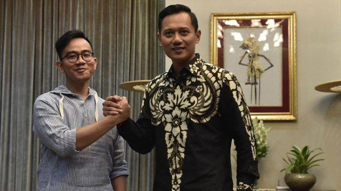 Pertemuan Gibran dan AHY di tahun 2017. (foto: Kompas.com)