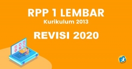 RPP 1 Lembar Revisi 2020 untuk SMP/MTs (gemamadrasah.com)