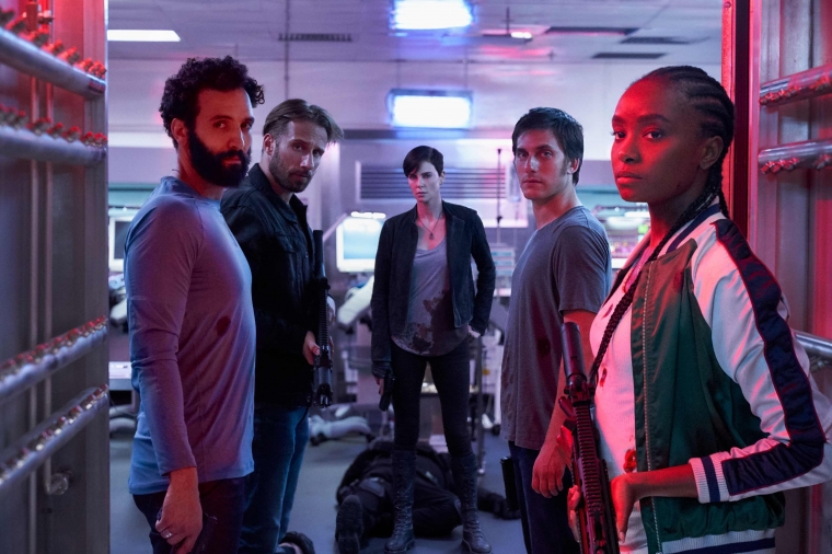 Tim manusia abadi. Nile, Joe, Andromache, Booker, Nicky. Gambar: forbes.com