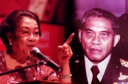 Megawati Soekarnoputri dan Benny Moerdani, Sumber: Pinterpolitik