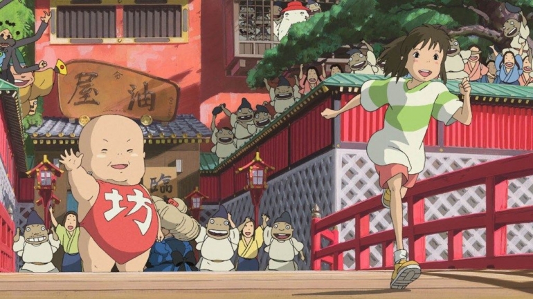 Spirited Away, salah satu film produksi Studio Ghibli (sumber ilustrasi: thespool.net)
