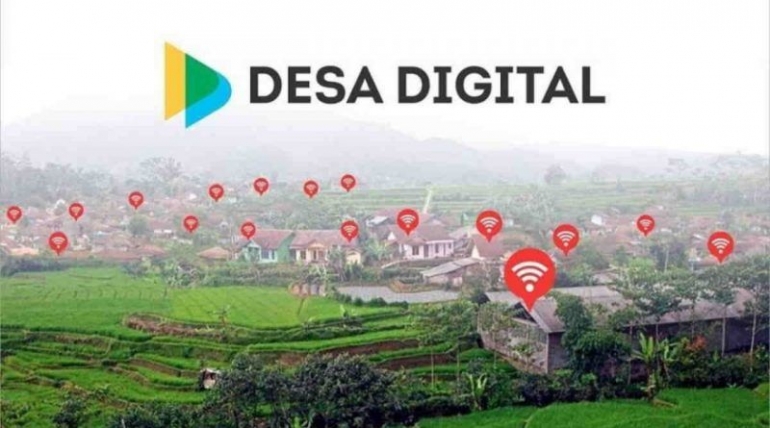 Ilustrasi Desa Digital (Dedi) | Sumber gambar: terasjabar.co
