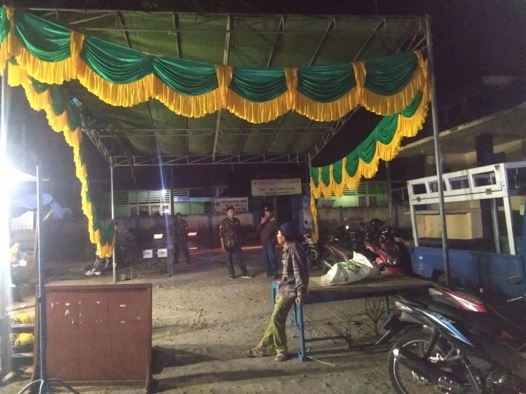 Suasana Malam Idul Adha di Lapangan Setia Negara Curup. (sumber gambar : Dokimentasi Pribadi zaldychan)