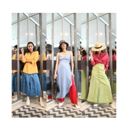 Block color fashion ala Chianty Gunawan (Screenshoot pribadi dari Instagram Chianty Gunawan)