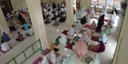 Foto : Pelaksanaan Shalat Idul Adha 1441 H di Masjid Baiturrahim Lombongan
