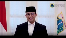 Gubernur DKI Jakarta Anies Baswedan mengumumkan perpanjangan PSBB masa transisi hingga 13 Agustus 2020 | Gambar: KOMPAS TV