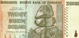Dokumen pribadi, mata uang zimbabwe
