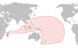 Penyebaran Bangsa dan Bahasa Austronesia (Sumber: Wikipedia)
