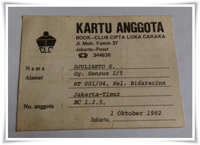 Kartua anggota Book Club Cipta Loka Caraka (Dokpri)