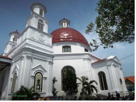Cagar budaya Gereja Blendhuk Semarang (dok pri)