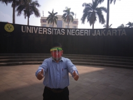 Omjay di Kampus UNJ Rawamangun Jakarta Timur (Dokpri)