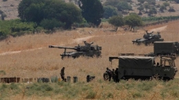  Israel mengirimkan pasukan militer di perbatasannya dengan Lebanon pada Juli 2020 silam, sumber: AFP