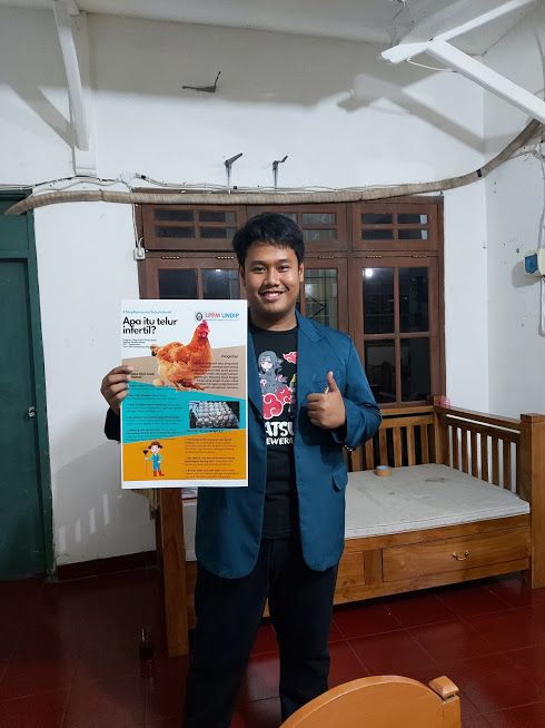 Raditya Nandhirabrata, Mahasiswa KKN dari Program Studi Peternakan UNDIP (Dokpri)