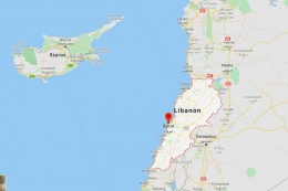 Ledakan besar diIbu kota Lebanon dirasakan hingga Siprus yang berjarak hingga 200 kilometer (kompas.com/Nur Fitriatus Shalihah)