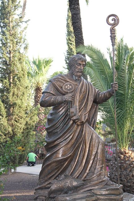 Patung St Petrus di rumah St Petrus (dok pri)