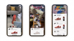 AR-app virtual sneakers try on Wanna Kicks / techcrunch.com