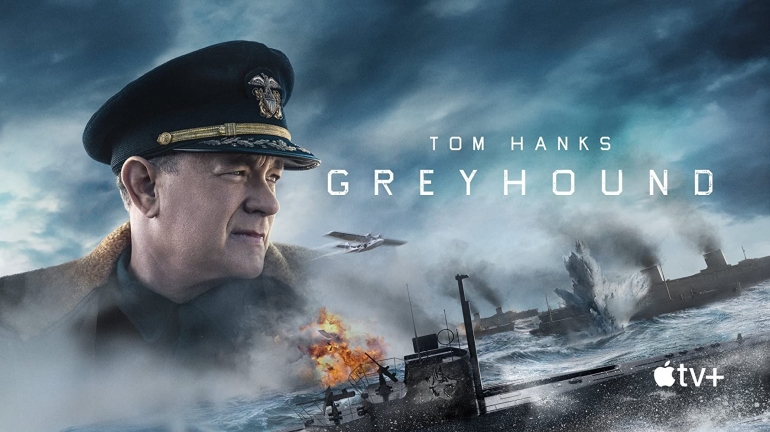 Keterangan gambar: Poster film Greyhound yang dibintangi oleh Tom Hanks. Sumber gambar: hak cipta imdb/imdb.com