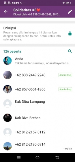 WhatsApp Grup yang bareng dengan Kak Diva