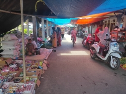Suasana Pasar Bahaur Yang Masuk Dalam Wilayah Kerja BRI Kanca Kuala Kapuas. Dok: BRI Unit Bahaur