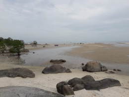 Pantai Putat Belinyu, kabupaten Bangka (dokpri)