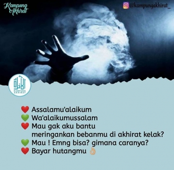 Sumber : Instagram @kampungakhirat_