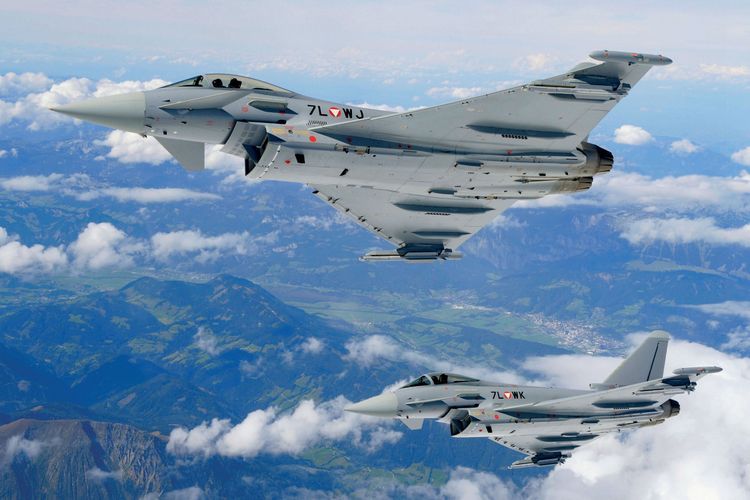 Eurofighter Typhoon AU Austria. (sumber: Eurofighter.com)