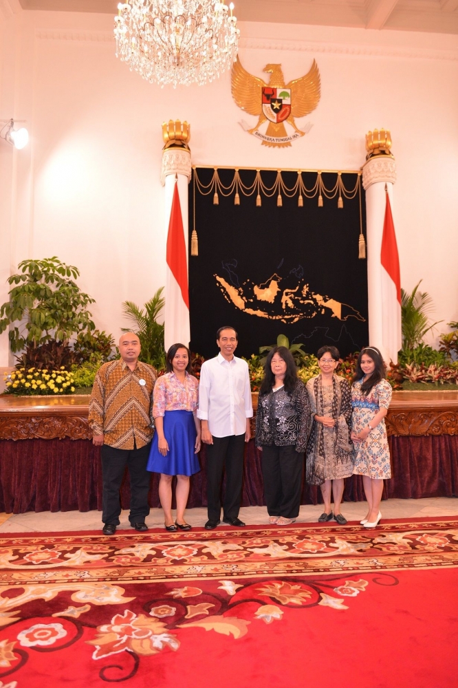 Sewaktu undangan makan siang di istana (dok sekretariat Negara)