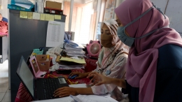 Pelatihan Visualis Data Profil Kependudukan Desa Tanjung | dokpri
