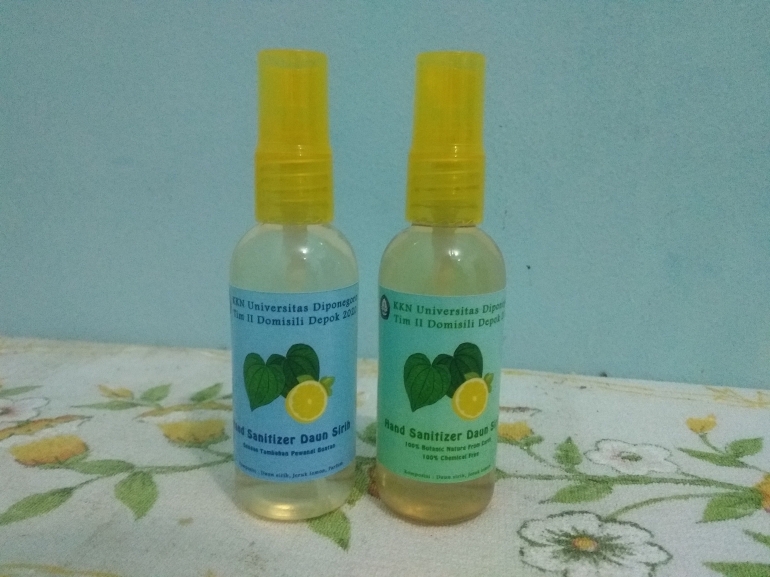 Produk Hand Sanitizer Daun Sirih