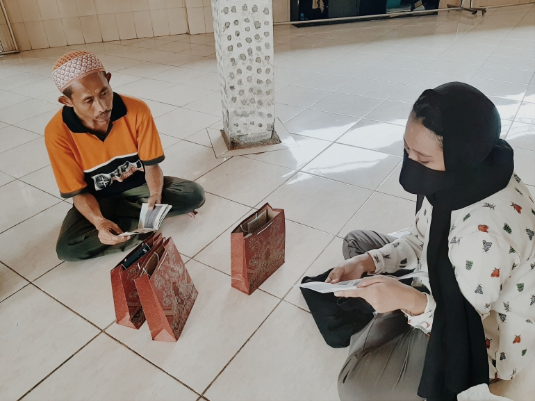 Sosialisasi Penanganan Jenazah Pasien COVID-19 kepada Pengurus Masjid Jami' Al-Istiqomah/dokpri
