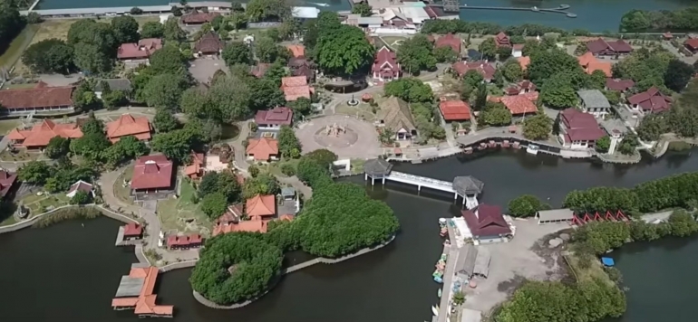 Tangkapan layar foto udara Grand Maerakaca/dok Youtube Ganjar Pranowo