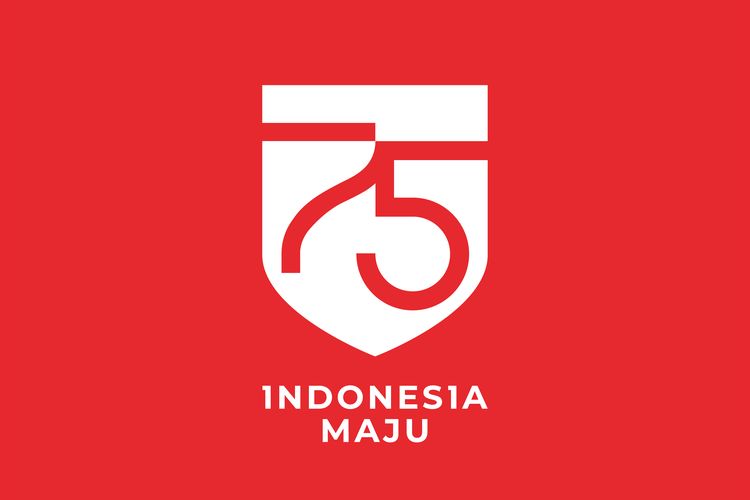 Logo HUT RI ke 75 yang semakin kreatif, sumber: setneg.go.id via kompas.com
