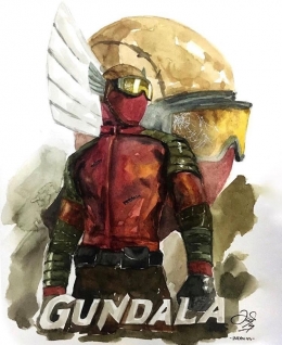 Gundala Fanart, Sumber:instagram.com/intannurshabrina