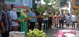Berbagi Sayuran dihadiri oleh Wakil Walikota Yogyakarta, Heroe Poerwadi