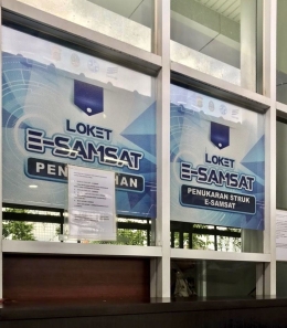 Loket Khusu E-Samsat | Dok Pribadi