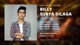 Jadwal Perilisan Album Baru Billy Surya Dilaga via Instagram @itsbillysuryadilaga