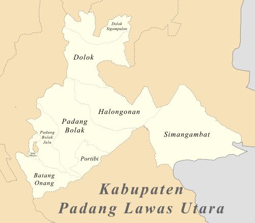 Peta kecamatan di Paluta/ sumber: wikipedia.com