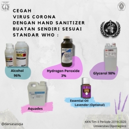 Bahan Pembuatan Lavender Hand Sanitizer (Dokpri)