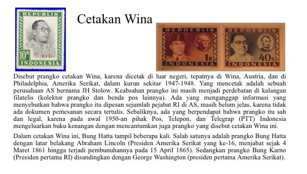 Paparan prangko Bung Hatta (Foto: BDHS)
