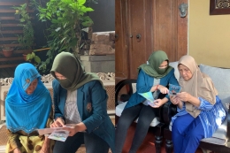 Edukasi adaptasi kebiasaan baru secara door-to-door