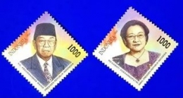 Megawati sebagai Wakil Presiden RI/kanan (Foto: Berthold Sinaulan)