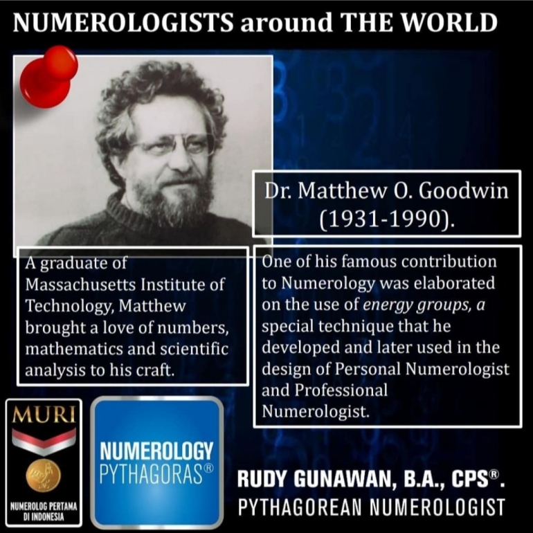 Foto Dr. Matthew Oliver Goodwin. (sumber: instagram @numerology_rights)