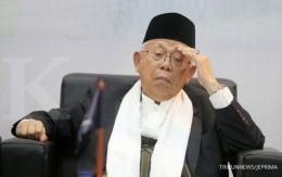 Wakil presiden Ma'ruf Amin | Sumber gambar : berpijar.co